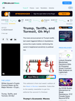 Trump, Tariffs, and Turmoil, Oh My! – Op-Ed Bitcoin News