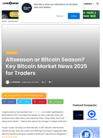 Altseason or Bitcoin Season? Key Bitcoin Market News 2025 for Traders | Live Bitcoin News