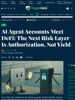 AI Agents in DeFi: Authorization Is the New Risk Layer
