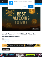 Unicoin Accused of $110M Fraud – What Best Altcoins to Buy Instead?