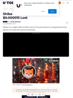 Shiba Inu (SHIB) to Add Zero? $0.000015 Lost