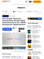 The Graph Delivers Production-Ready Data Infrastructure for TRON Enterprise Applications – Press release Bitcoin News