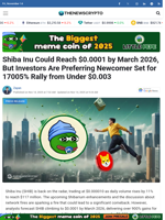Shiba Inu Could Reach $0.0001 by March 2026, But Investors Are Preferring Newcomer Set for 17005% Rally from Under $0.003