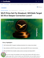 WLFI Price Set For Breakout: Will Bulls Target $0.18 or Deeper Correction Loom?