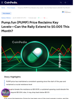 Pump.fun (PUMP) Price Reclaims Key Levels—Can the Rally Extend to $0.005 This Month?