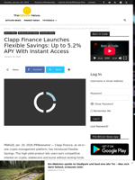 Clapp Finance Launches Flexible Savings: Up to 5.2% APY With Instant Access