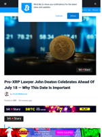 Pro-XRP Lawyer John Deaton Celebrates Ahead Of July 18 — Why This Date Is Important | Bitcoinist.com