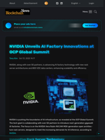 NVIDIA Unveils AI Factory Innovations at OCP Global Summit - Blockchain.News