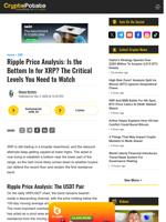 Ripple Price Analysis: Is the Bottom In for XRP? The Critical Levels You Need to Watch