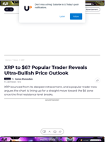 XRP to $6? Popular Trader Reveals Ultra-Bullish Price Outlook - U.Today