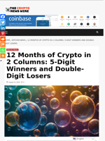 12 Months of Crypto in 2 Columns: 5-Digit Winners and Double-Digit Losers - The Crypto News Wire