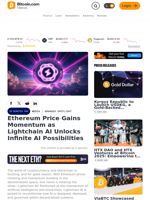 Ethereum Price Gains Momentum as Lightchain AI Unlocks Infinite AI Possibilities – Branded Spotlight Bitcoin News