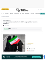 Iran regime collapse odds rise to 13.5% as geopolitical tensions escalate: FT