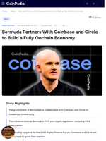 Bermuda Partners With Coinbase and Circle to Build a Fully Onchain Economy
