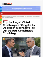 Ripple Legal Chief Challenges ‘Crypto Is Useless’ Narrative as US Usage Continues Climbing - The Crypto News Wire