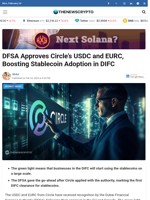 DFSA Approves Circle’s USDC and EURC, Boosting Stablecoin Adoption in DIFC - TheNewsCrypto