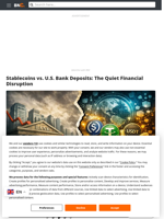 Stablecoins vs. U.S. Bank Deposits: The Quiet Financial Disruption - Brave New Coin
