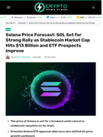 Solana Price Forecast: SOL is Set for Strong Rally