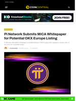 Pi Network Submits MiCA Whitepaper for Potential OKX Europe Listing
