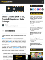 xMoney Launches $XMN on Sui, Expands Listings Across Global Exchanges