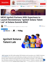MEXC IgniteX Partners With Superteam to Launch Revolutionary 