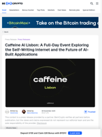Caffeine AI Lisbon: Exploring the Future of AI-Built Applications
