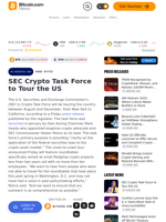 SEC Crypto Task Force to Tour the US – News Bytes Bitcoin News