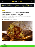 Will Crypto ETFs Outshine Wallets? Cathie Wood Shares Insight - CoinCentral