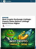 Best Crypto Exchange Listings: Pepeto Gains Before Listings Send Prices Higher - TechBullion