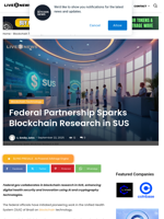 Federal Partnership Sparks Blockchain Research in SUS | Live Bitcoin News