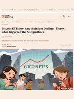 Bitcoin ETFs just saw their first decline - Here’s what triggered the $6B pullback - AMBCrypto