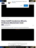 Peter Schiff Condemns Bitcoin, Embraces Blockchain Gold - U.Today