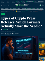Types of Crypto Press Releases: Which Formats Actually Move the Needle? - Crypto Daily