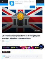 UK Finance i największe banki uruchamiają cyfrowego funta