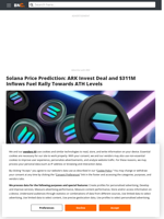 Solana Price Prediction: ARK Invest Deal and $311M Inflows Fuel Rally Towards ATH Levels - Brave New Coin