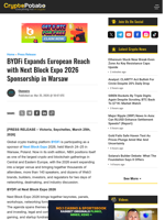 BYDFi Expands European Reach with Next Block Expo 2026 Sponsorship in Warsaw