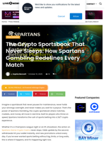 The Crypto Sportsbook That Never Sleeps: How Spartans Gambling Redefines Every Match | Live Bitcoin News
