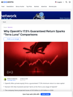 OpenAI 17.5% Guaranteed Return Draws Terra Luna Comparisons