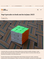 Top 8 presales to look out for in June 2025 - AMBCrypto