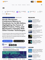 Nordic Blockchain Conference Returns to Stockholm for Its 8th Edition, Highlighting the Future of Digital Finance, Policy, and Blockchain’s Interplay With Other Frontier Technologies