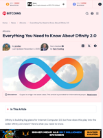 Everything You Need to Know About Dfinity 2.0 - 99Bitcoins