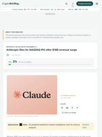 Anthropic files for NASDAQ IPO after $16B revenue surge