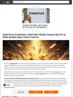 Gold Price Prediction: XAU/USD Climbs Toward $4,751 as Bulls Retake Near-Term Control - Brave New Coin