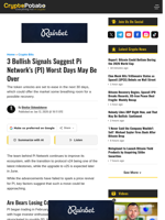 3 Bullish Signals Suggest Pi Network's (PI) Worst Days May Be Over