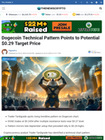 Dogecoin Technical Pattern Points to Potential $0.29 Target Price