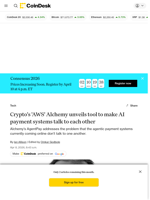 Blockchain development firm Alchemy unveils interoperable layer for AI payments