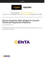 Qenta Acquires Pipit Global to Launch Universal Payments Platform
