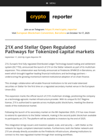 21X and Stellar Open Regulated Pathways for Tokenized capital markets