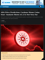 ADA Price Prediction: Cardano Meme Coins Soar- Analysis Shows $1.2 Is Not Very Far
