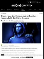 Bitcoin Has a New Defense Against Quantum Hackers, But It Can’t Save Everyone